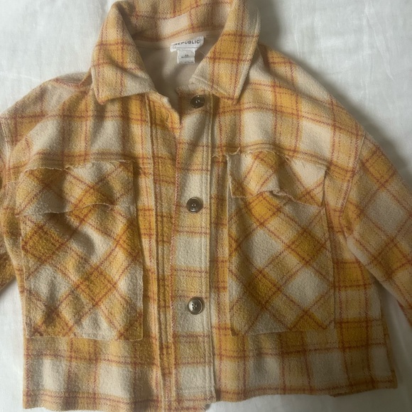 For The Republic Yellow and Orange Utility Jacket - Picture 2 of 13